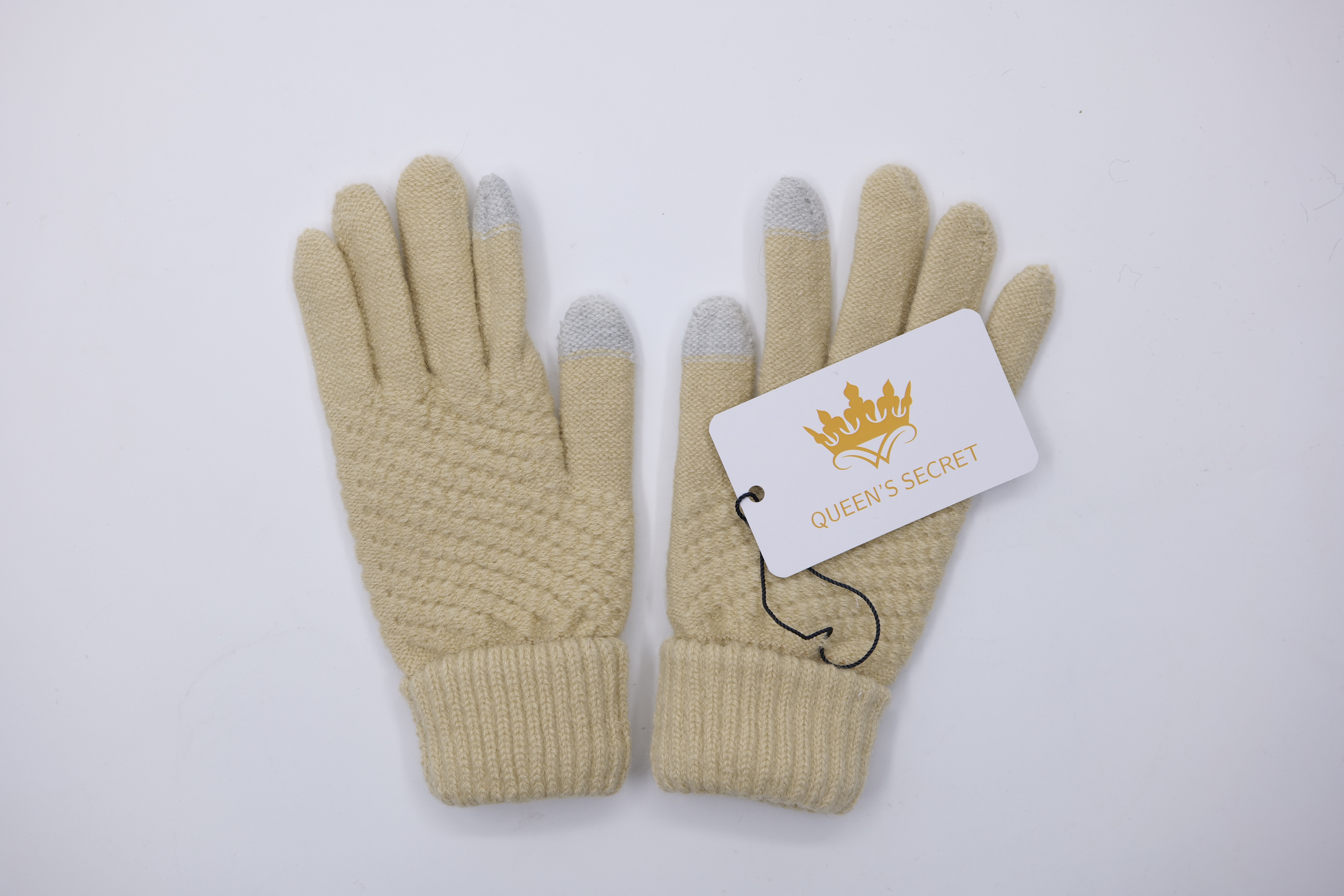 QUEEN'S SECRET Knitted Gloves for Men Women,Touch Screen Texting Warm Gloves with Thermal Soft Knit Lining,Elastic Cuff
