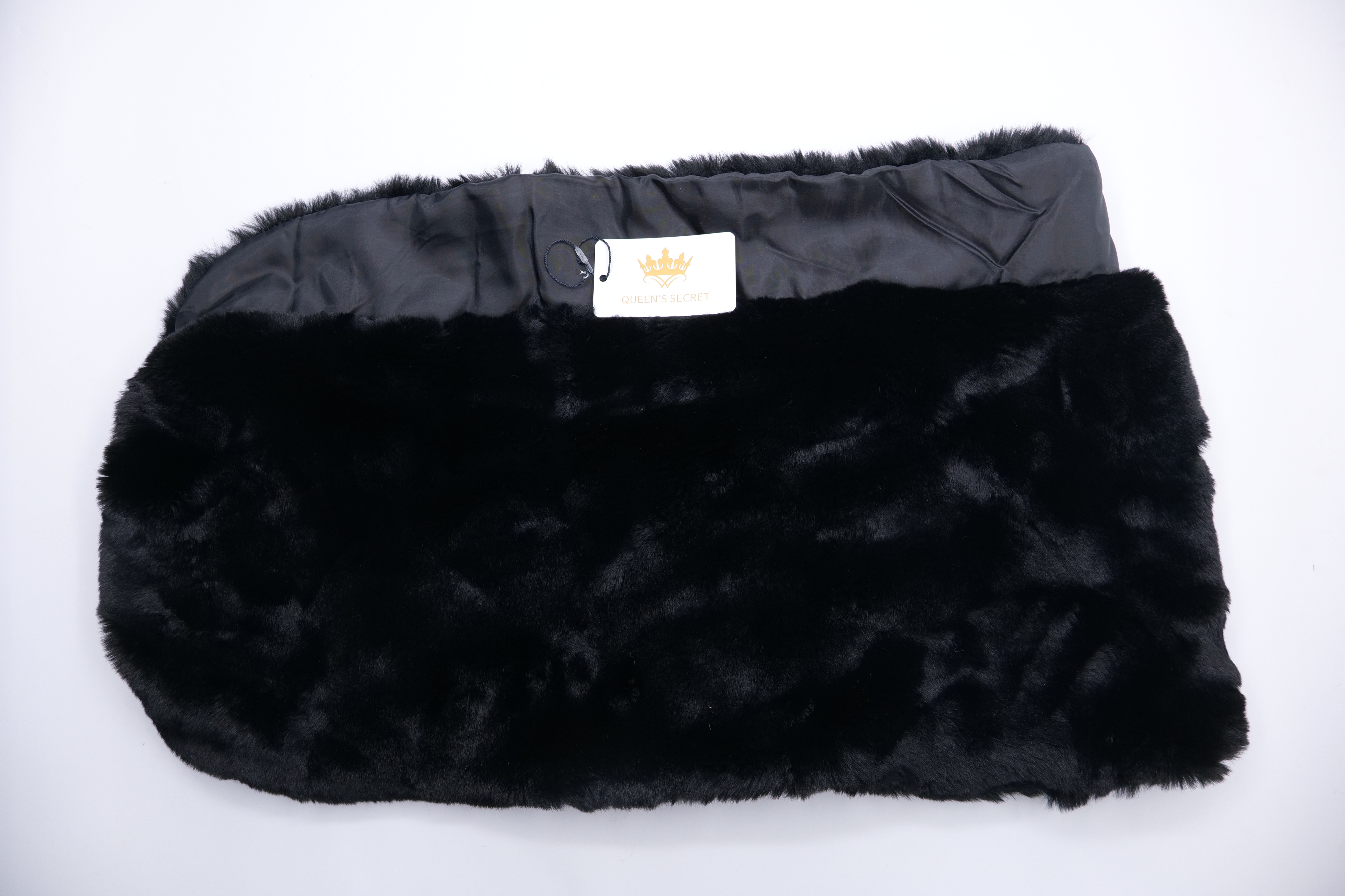 QUEEN'S SECRET Women's Faux Fur Shawl Wrap Fake Fur Stoles Scarf Shrug