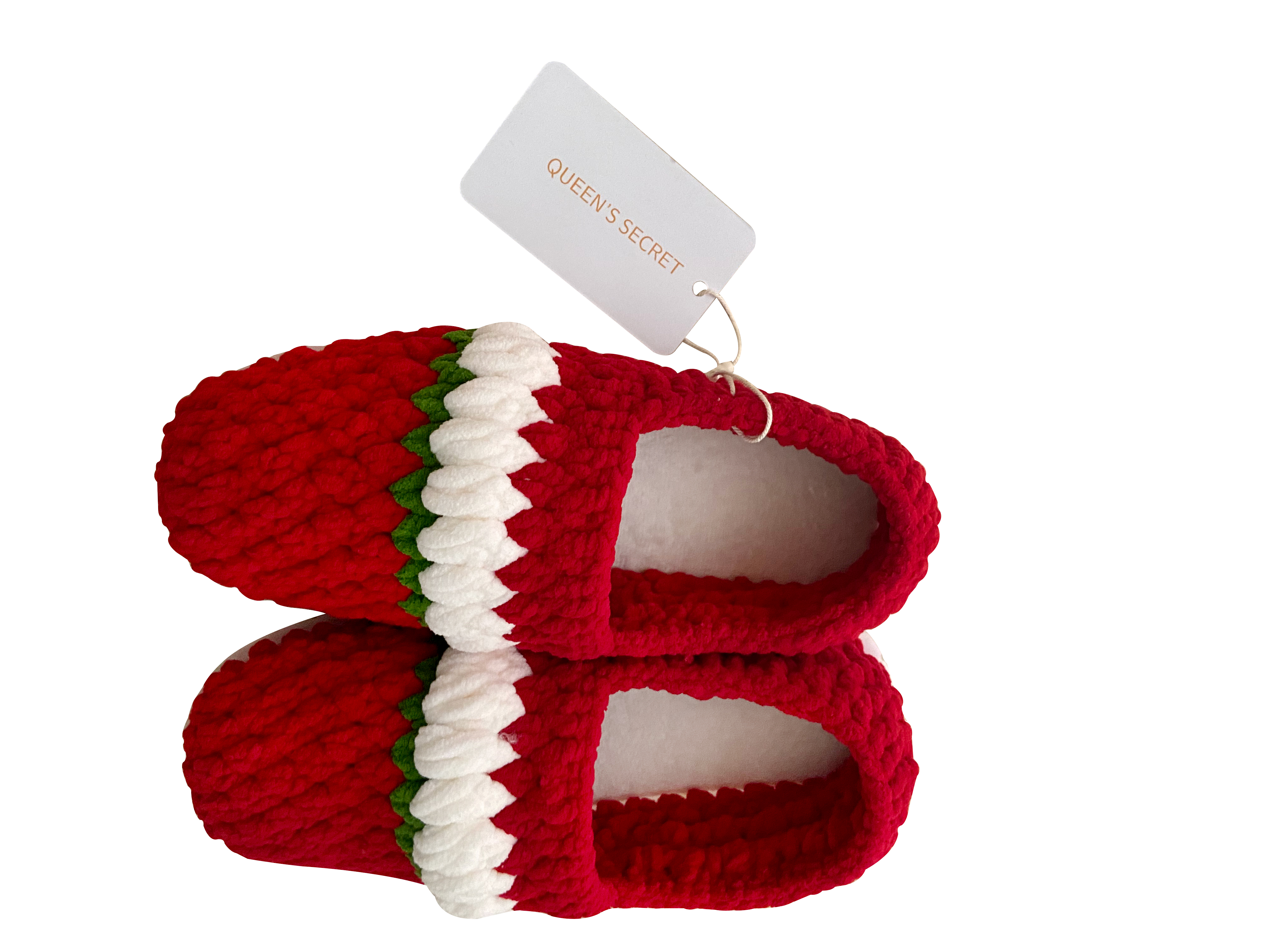 QUEEN'S SECRET Women's Comfortable House Shoes Fleece Indoor Outdoor Shoes